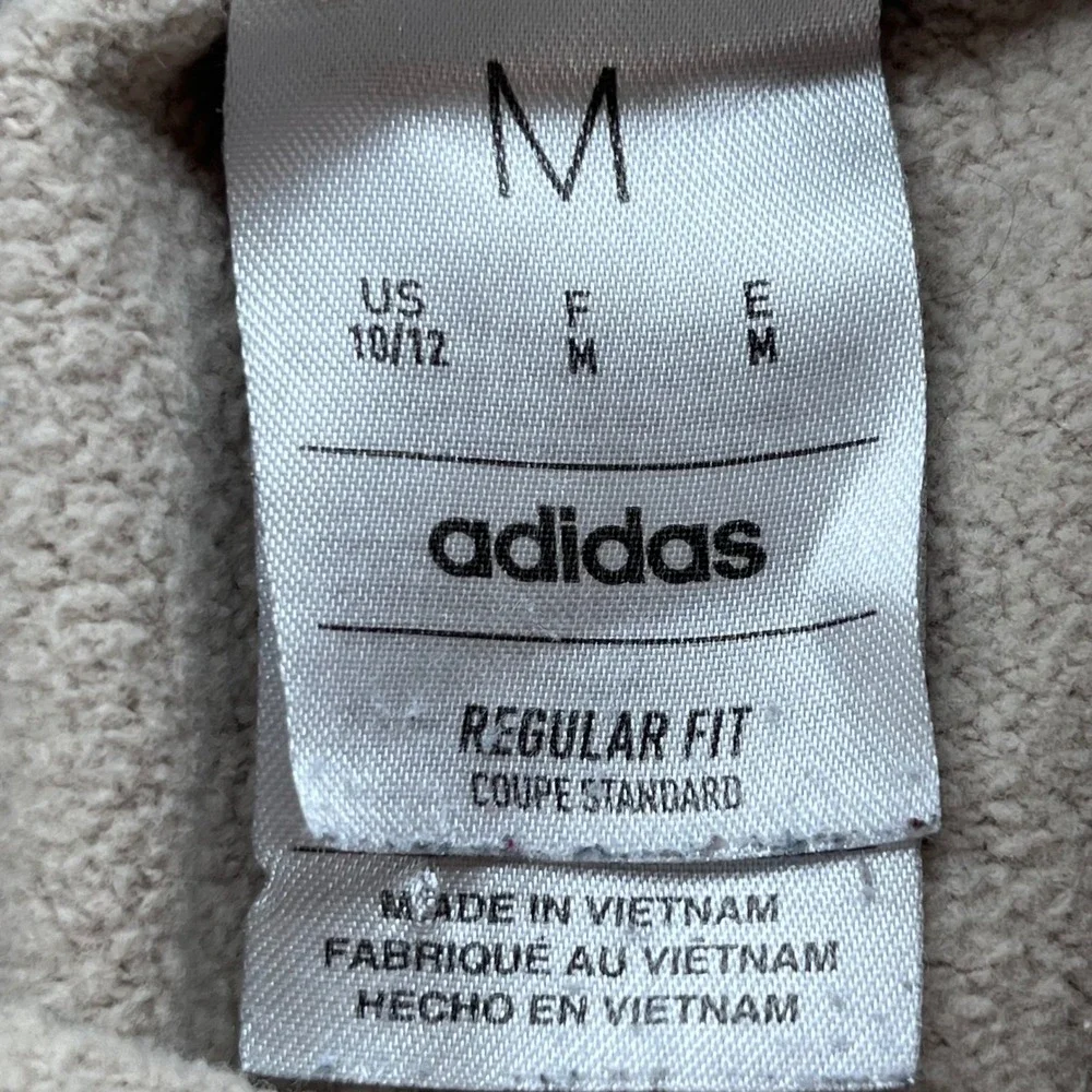 Adidas Kids Regular Fit Cargo Joggers Beige Tan Sweatpants Medium 10/12